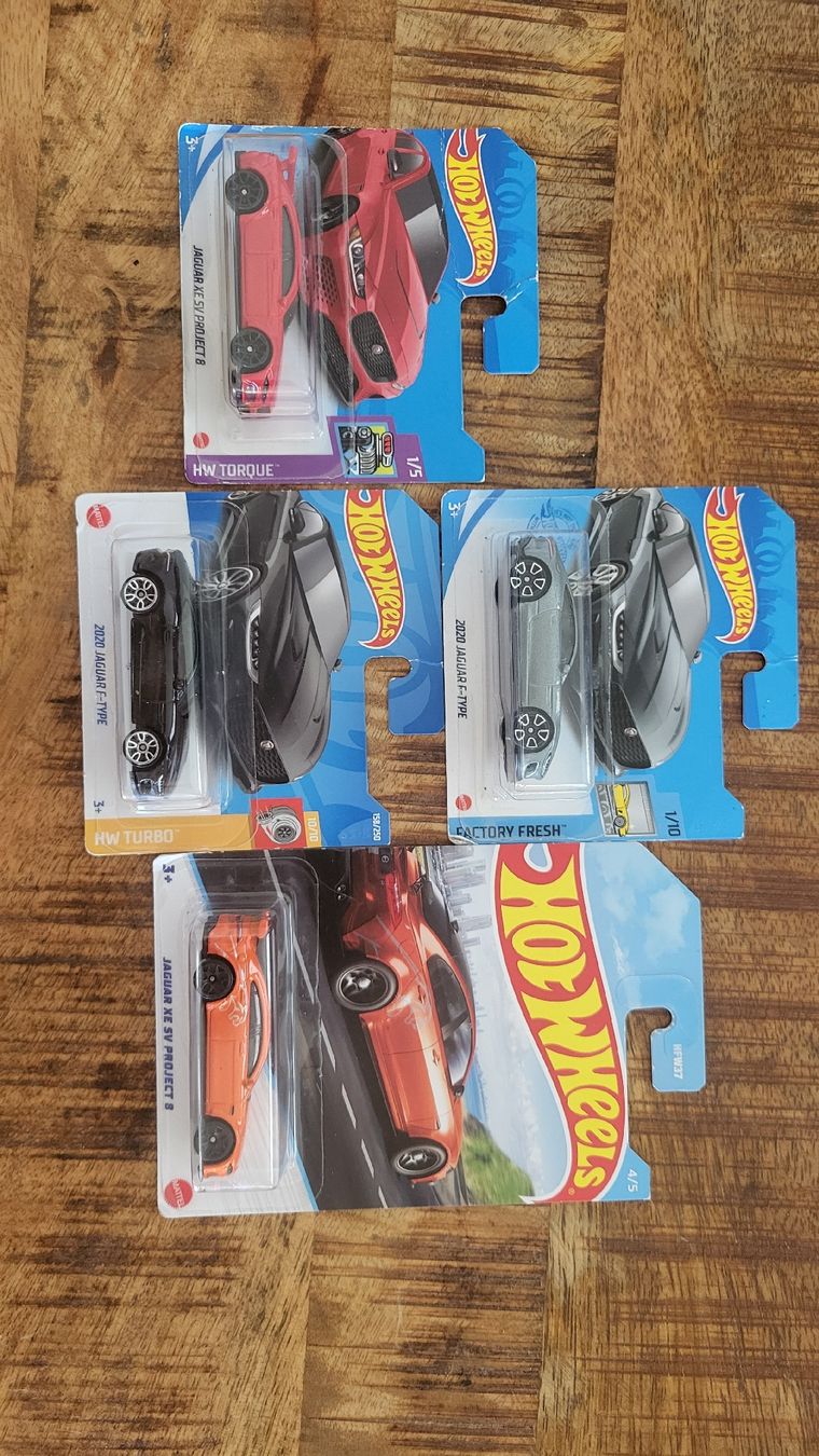 Hot Wheels Voitures modèles: Hot Wheels Jaguar set – Neuf avec emballage d'origine à Jona par mjo_f5t2 2