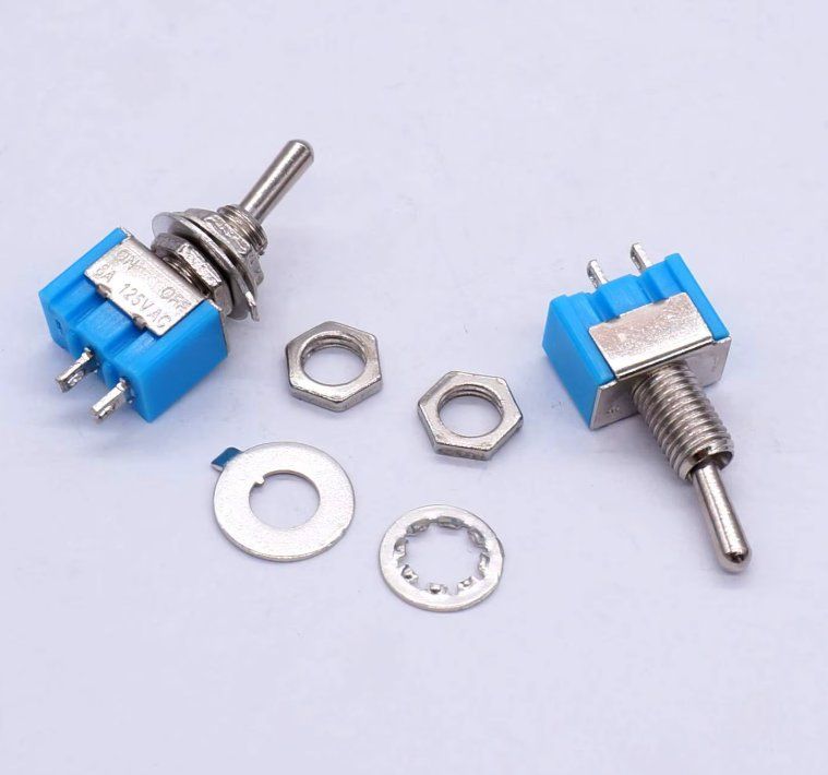Interruttori: 10x Mini Toggle Switch Kippschalter On/Off **2 Positionen** – Usato da Illnau venduto da diy-shop