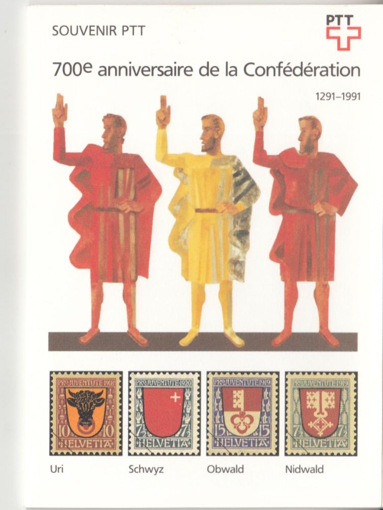 Tutti i francobolli: PTT Souvenir-Heftchen 6b postfrisch – Usato da Bürglen TG venduto da StampGraf