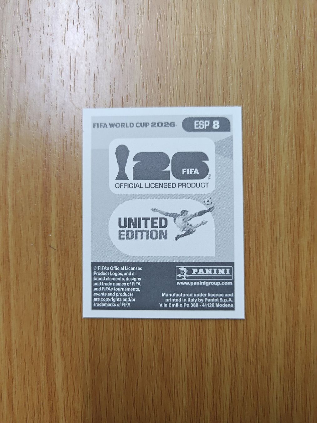 Panini Carte collezionabili: Panini WM 2026 Sticker - ESP 8 – Usato da Hochdorf venduto da all_u_want 1