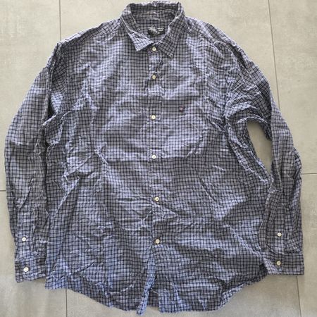 Men's Polo Jeans Co. Ralph Lauren Shirt XL Blue Plaid Cotton