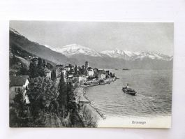 BRISSAGO - Ansicht / Dampfschiff, alte AK, ungelaufen