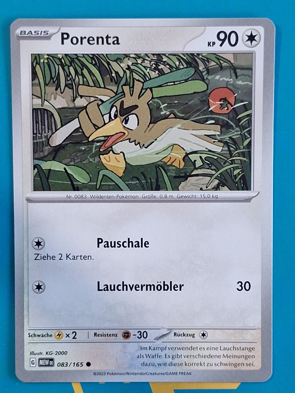 Pokémon Carte collezionabili: porenta - DEUTSCH Mew 151 - #2.8 – Usato da Altstätten SG venduto da GGsGameshop