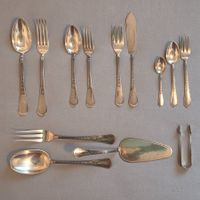 Silberbesteck, 78-teilig, 800er