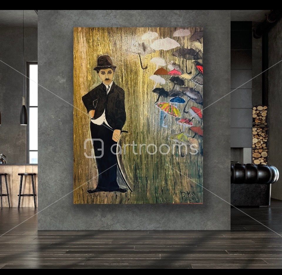 Tableaux: Chaplin/oil Bild/Kunst Doks – Neuf avec emballage d'origine à Beromünster par dok_b8mf 7