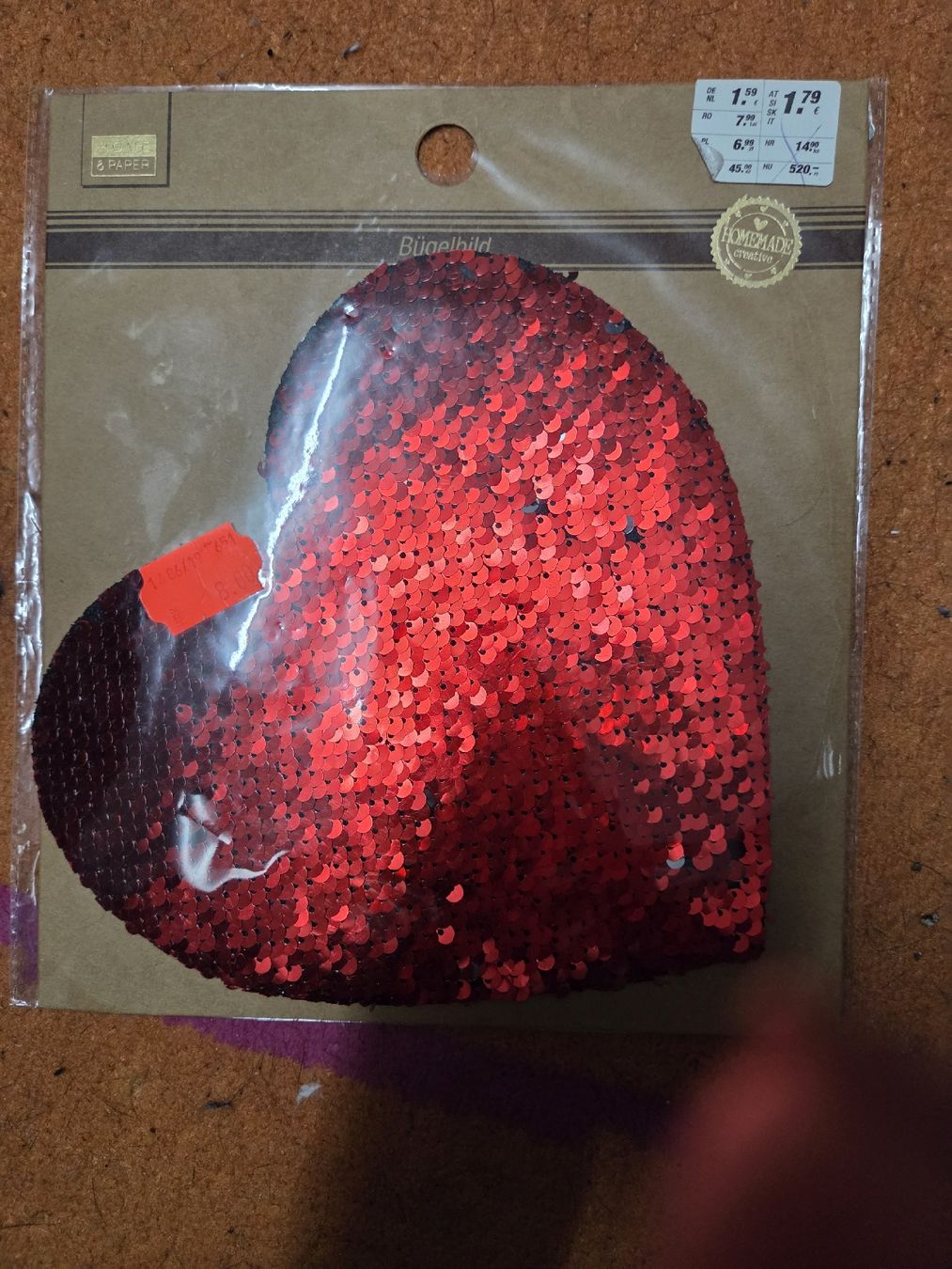 Patches: Bügelbild Herz gross – Neu (gemäss Beschreibung) aus Subingen von DENDLE20