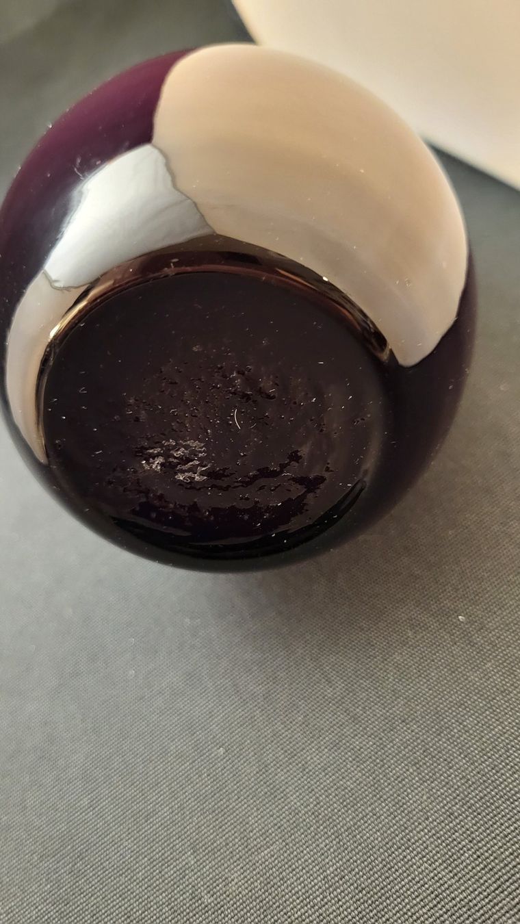 Vasi & Recipienti: Lila Überfangglas-Vase – Usato da Basel venduto da spinne02 4