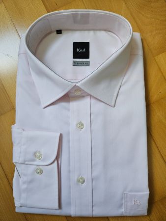 Herrenhemd von  Kauf weiss Regular Fit Grösse 45 100% Cotton