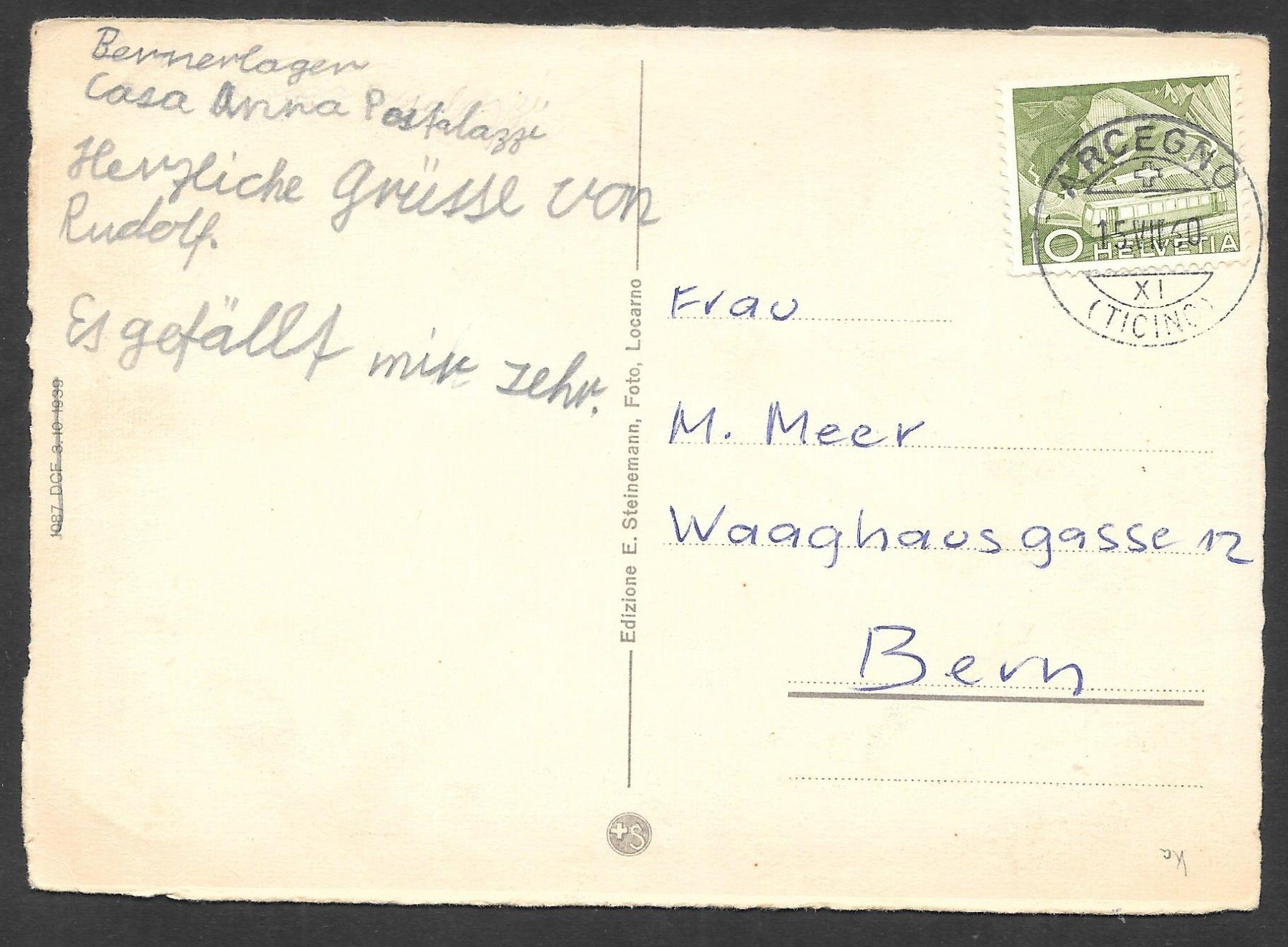Cartoline postali: Costume Verzaschese – Usato da Olten venduto da clotaldi 1