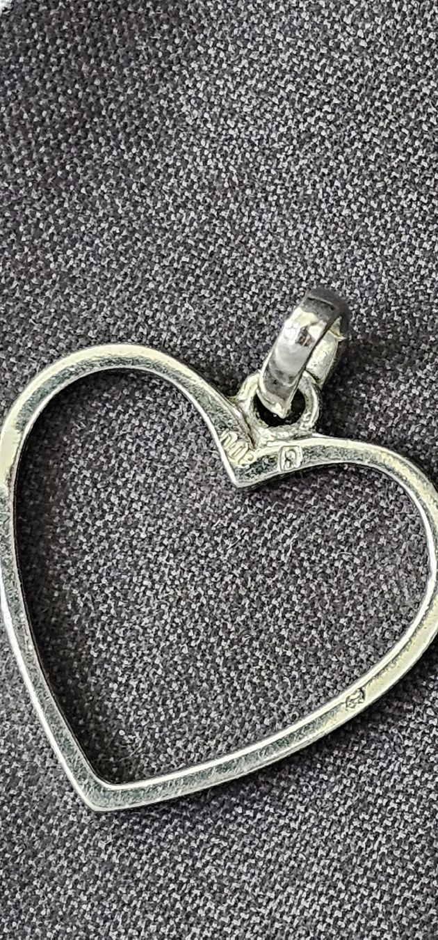 Ciondoli: 800 Silber Herz Anhänger  – Usato da Ostermundigen venduto da Secundo_Hand 1