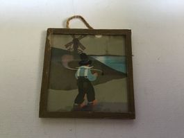 Antikes Puppenstuben Bildli