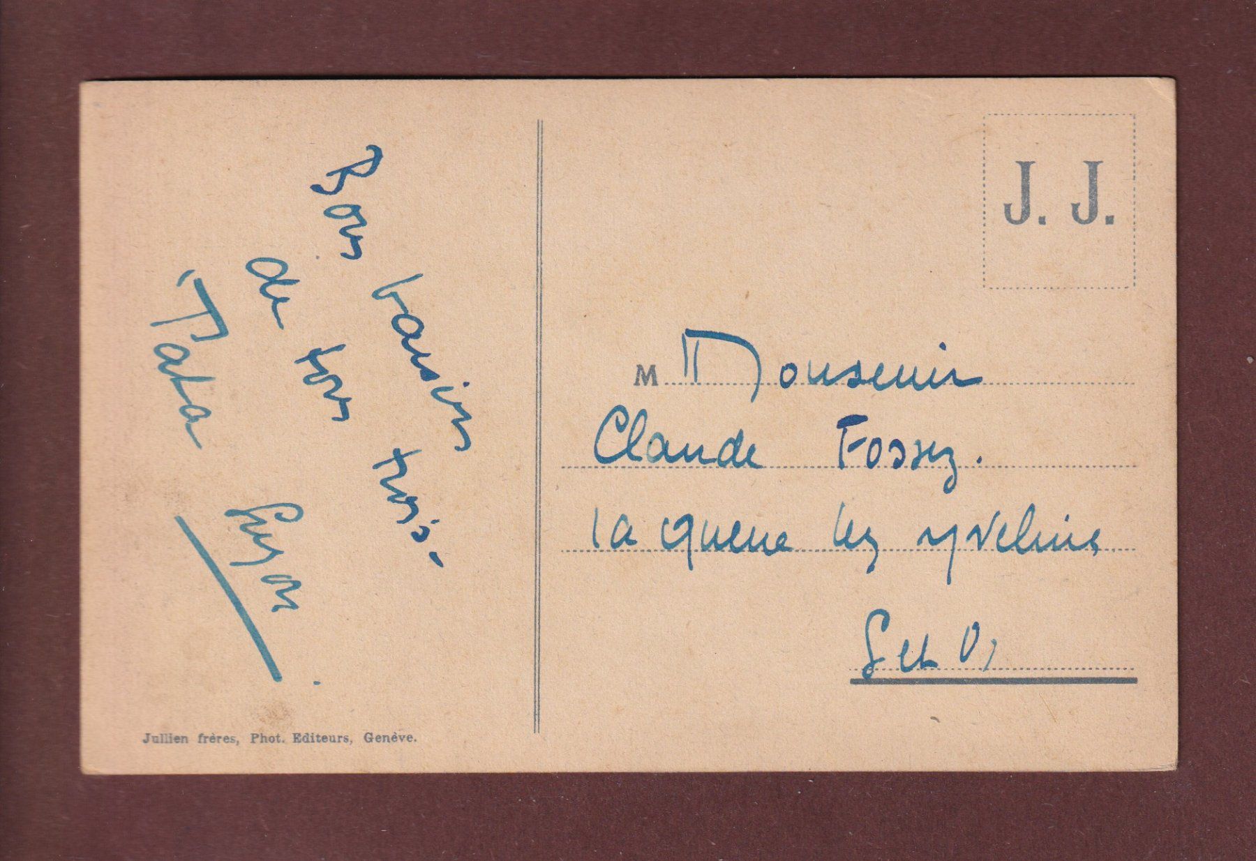 Cartoline postali: GENEVE - Le Port – Usato da Pully venduto da nicecards 1