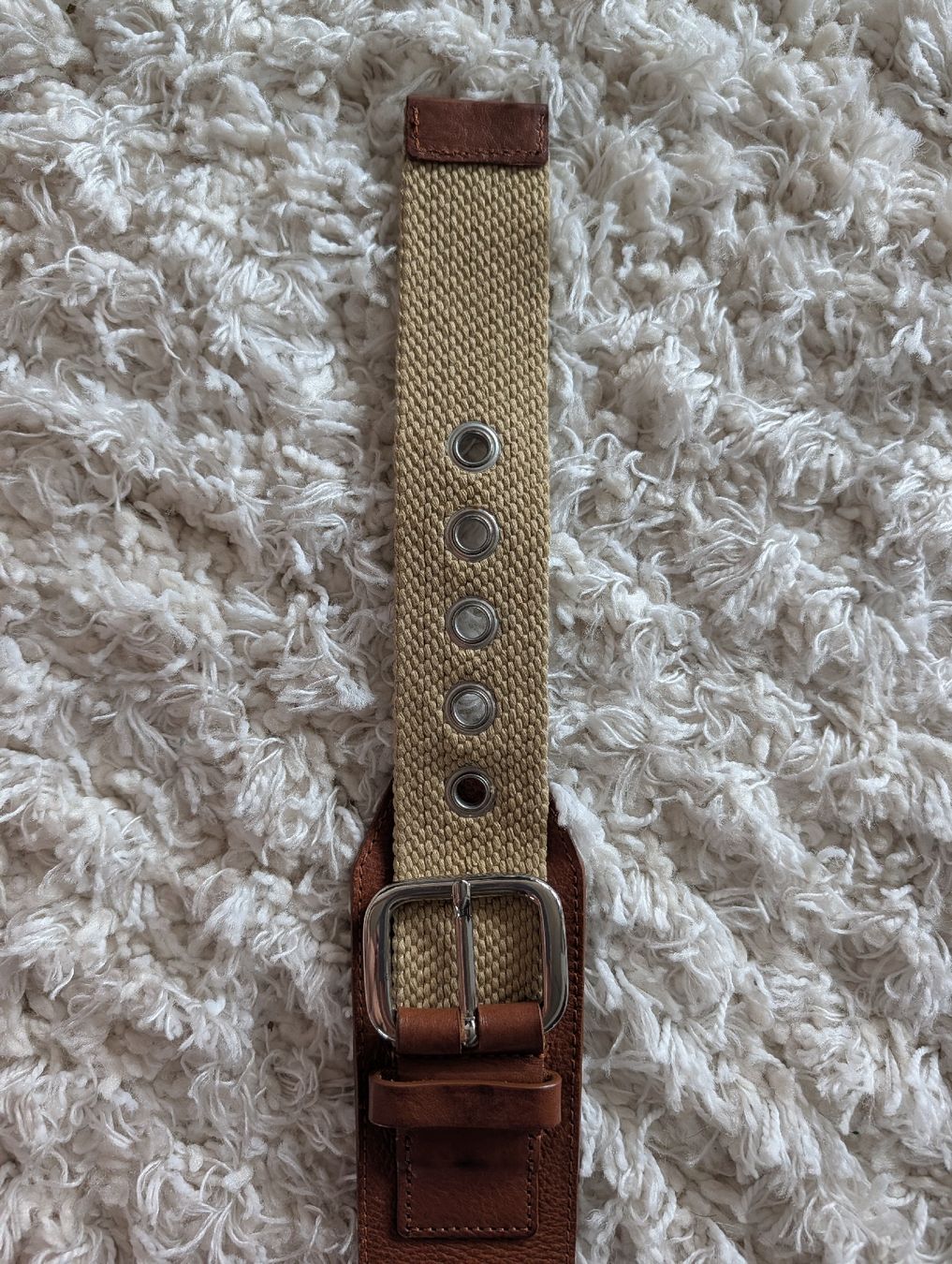Max Mara Gürtel: Sportmax Code Belt - Size S, Brown Leather and canvas – Gebraucht aus Basel von ian_z6t8 2