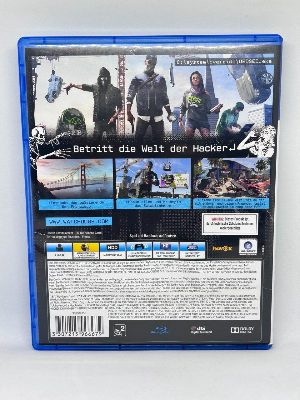 Sony Spiele: Watch Dogs 2 per PS4 – Gebraucht aus Giubiasco von LorisVale 1