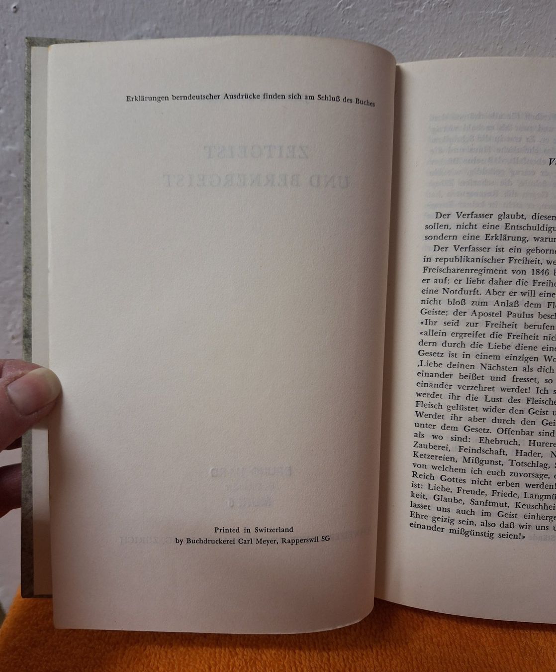 Libri: JEREMIAS GOTTHELF / ZEITGEIST UND BERNERGEIST – Usato da Muri AG venduto da Edlerweiss 6
