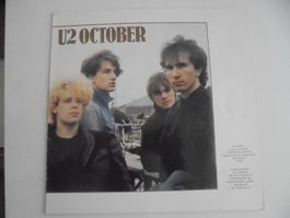 U2 " October " Allemagne 1981/ excellent état / Top Zustand