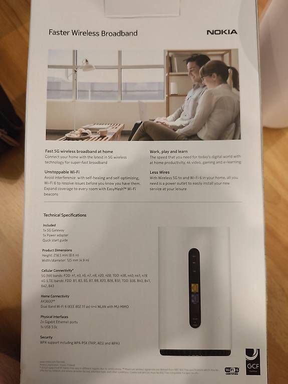 Nokia Modems & Router: Nokia FastMile 5G Gateway 3.2 5G Router – Gebraucht aus St. Gallen von mmasklink 2