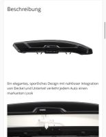 Dachbox Thule Motion XT Alpine / Super Zustand. Schwarz.