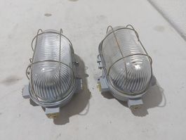 2er Set  Industrielampen, Fabriklampen, Feuchtraumlampen