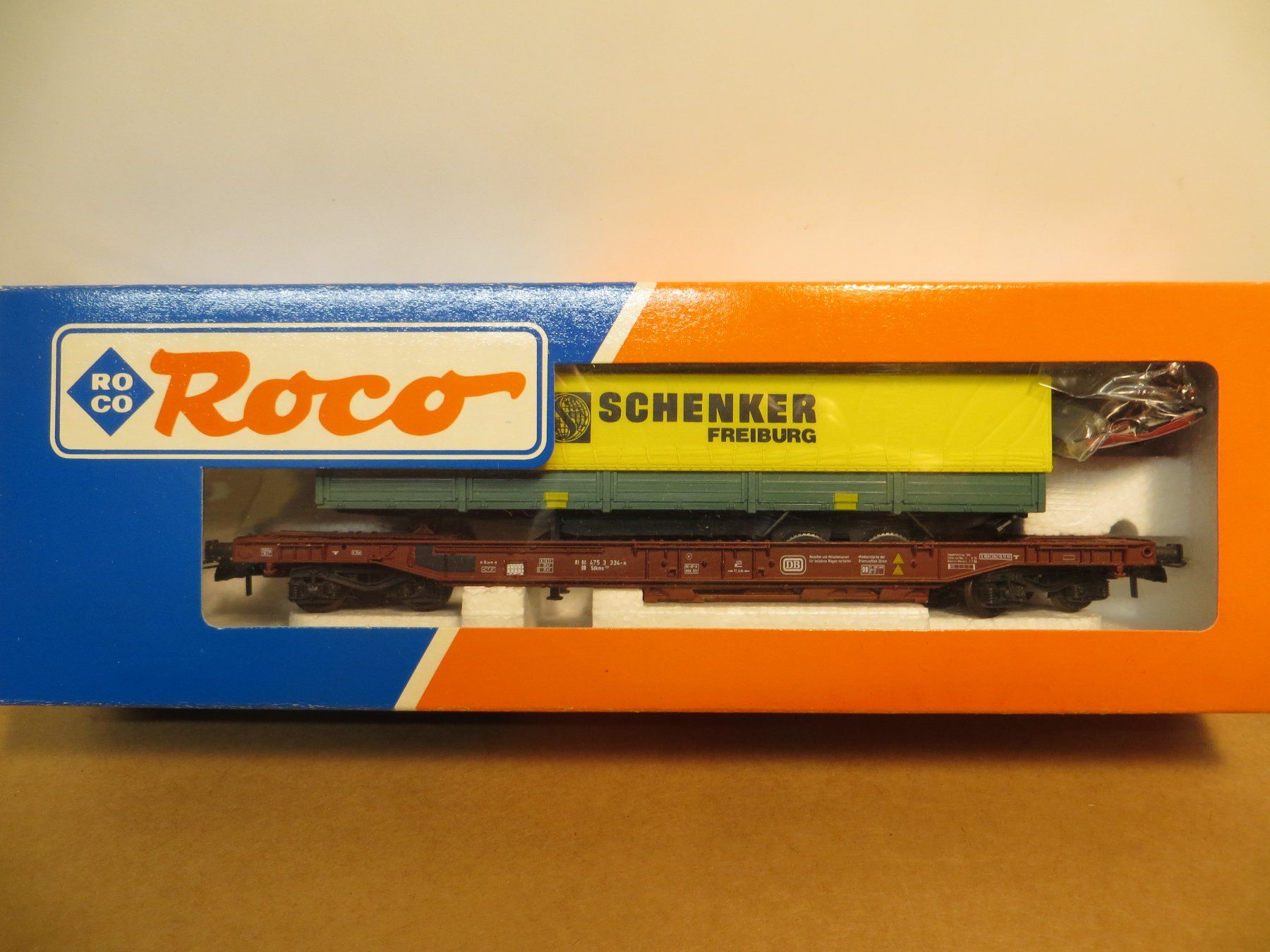 Roco Modelleisenbahnen: Roco Taschenwagen Schenker – Neu (gemäss Beschreibung) aus Lausen von  2