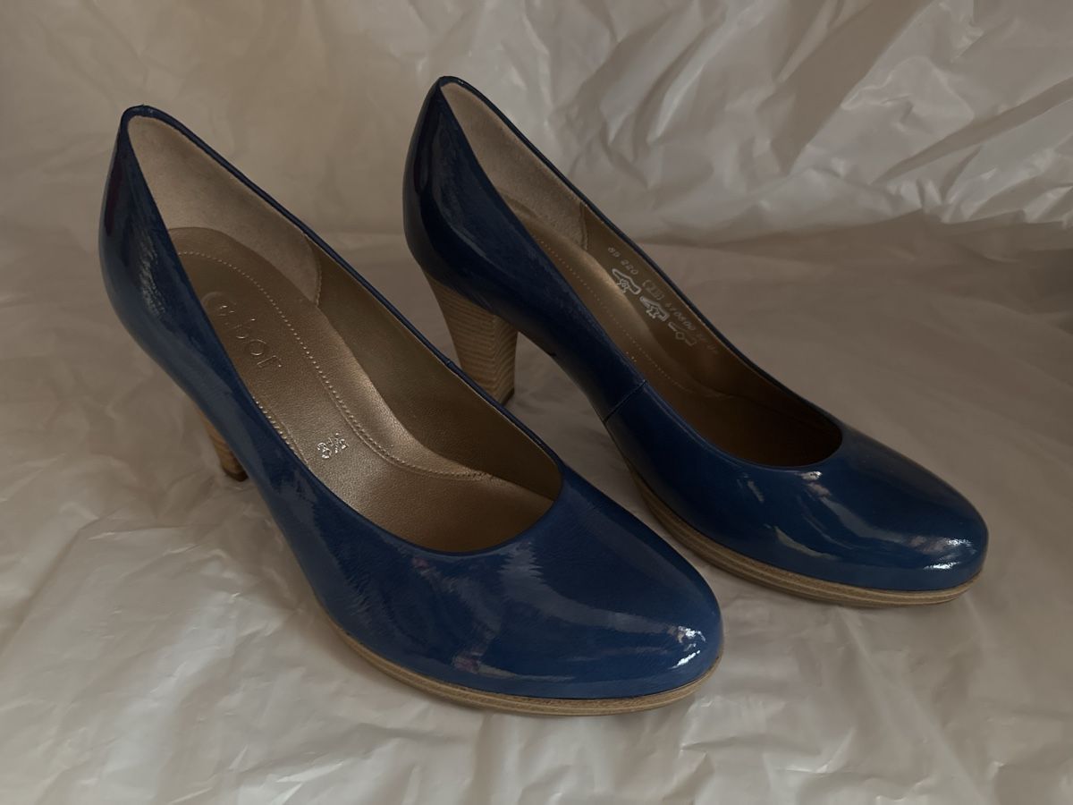 Gabor Scarpe da donna: Gabor Pumps Blau Grösse 3.5 (36) – Nuovo (secondo la descrizione) da Oberglatt ZH venduto da cyringo