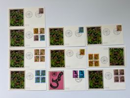 10 enveloppes Premier Jour (FDC) Suisse – Année 1976
