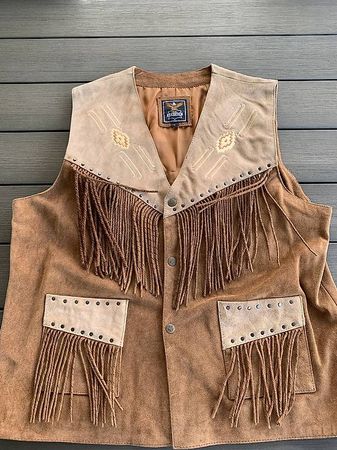 Western Lederjacket (Wildleder) Grösse L