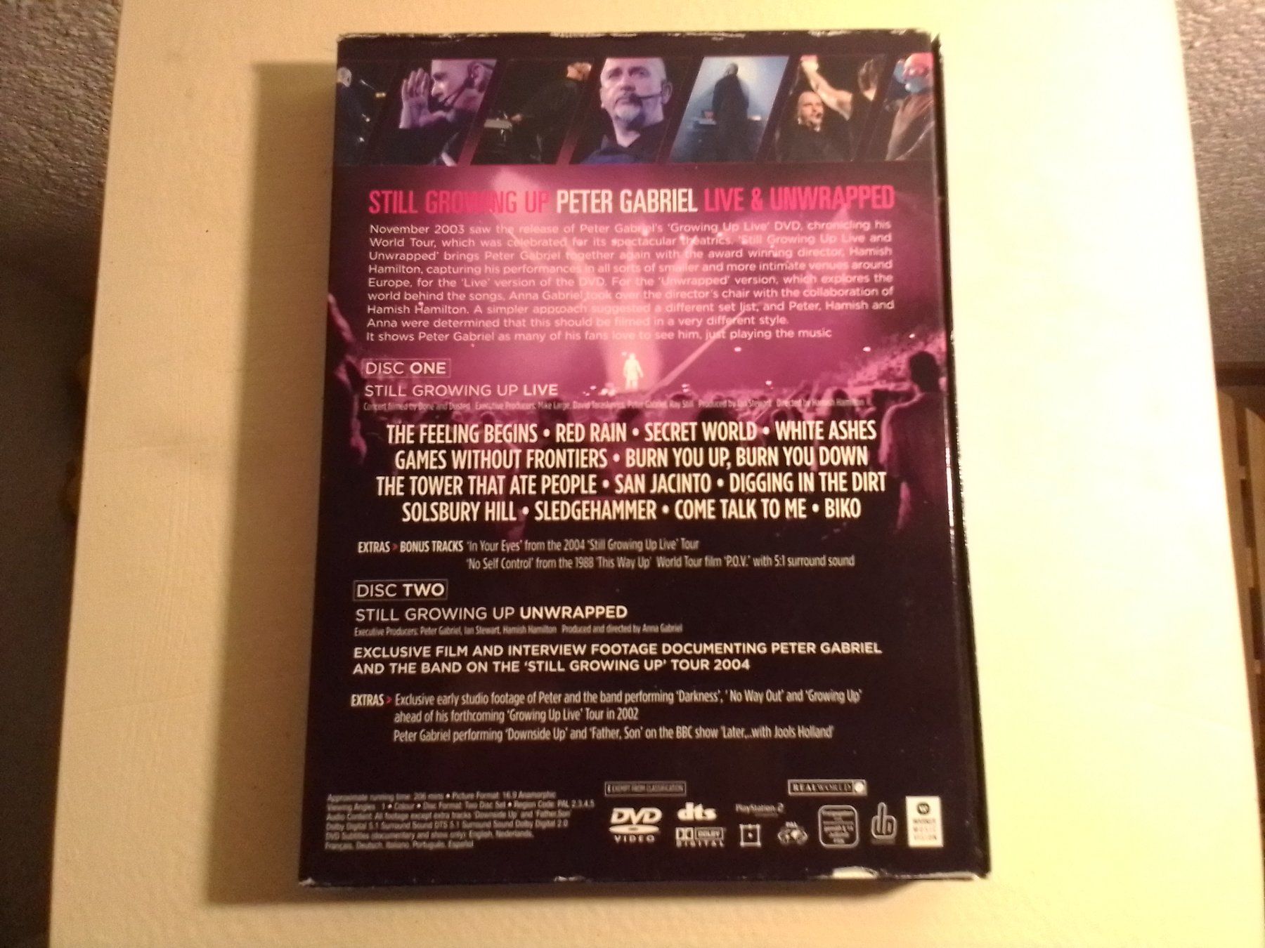 Alle DVDs: Peter Gabriel - Still Growing Up Live & Unwrapped – Gebraucht aus Brittnau von Zibu 1