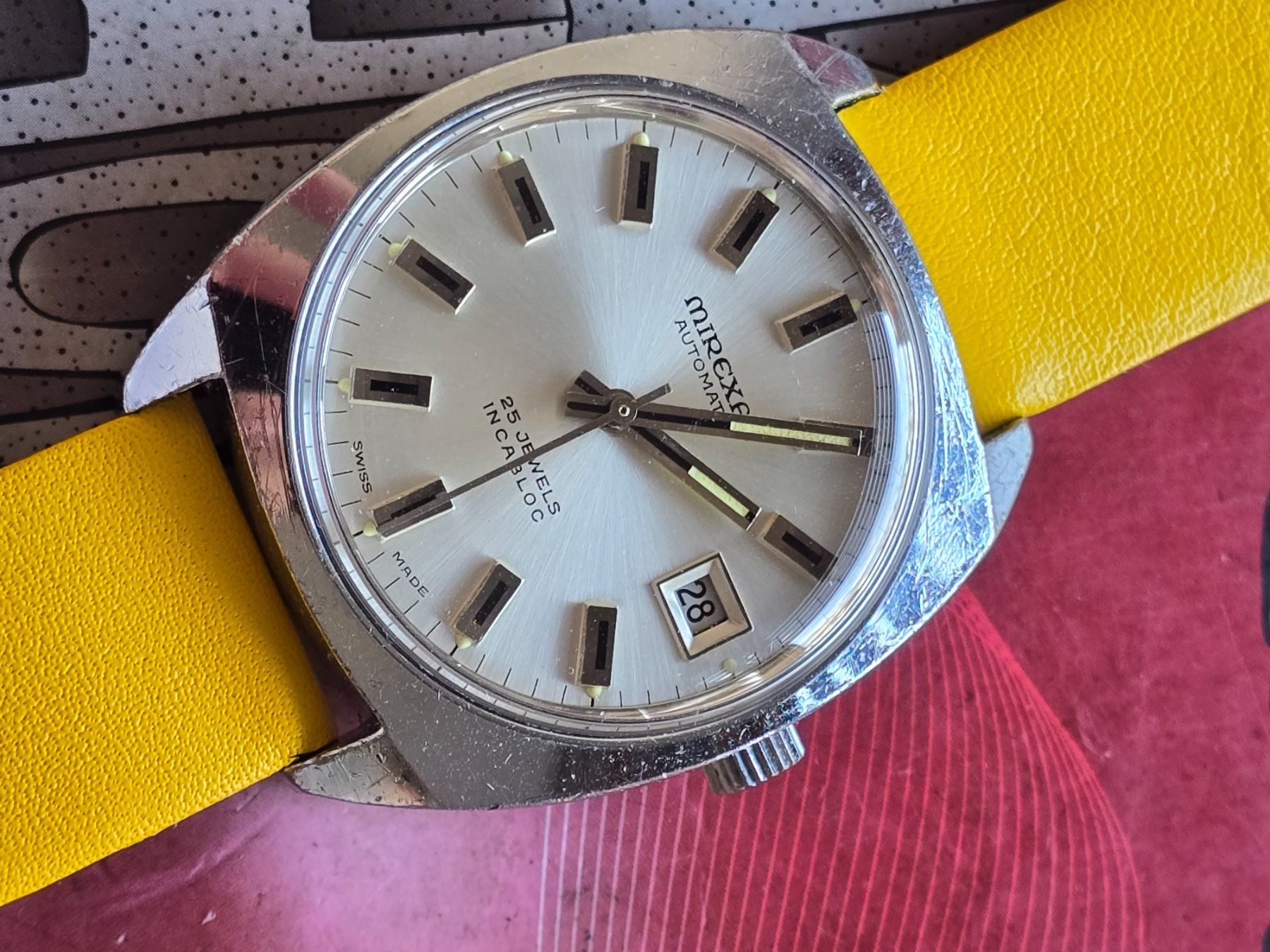 Mirexal Orologi: 448  Mirexal Automatic  Date 25 Jewels – Usato da Muri AG venduto da Corredor 8