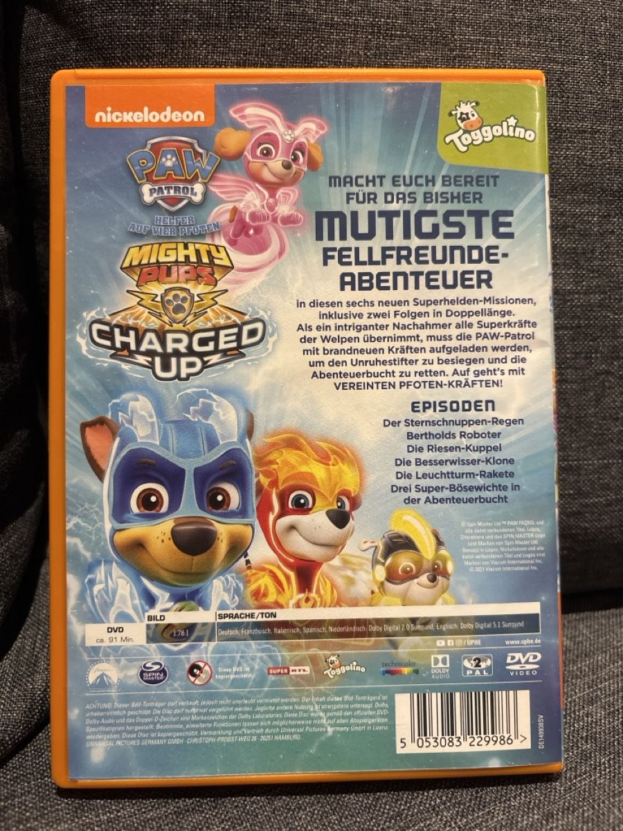 Tutti i DVDs: DVD Paw Patrol – Usato da Effretikon venduto da fabee 1