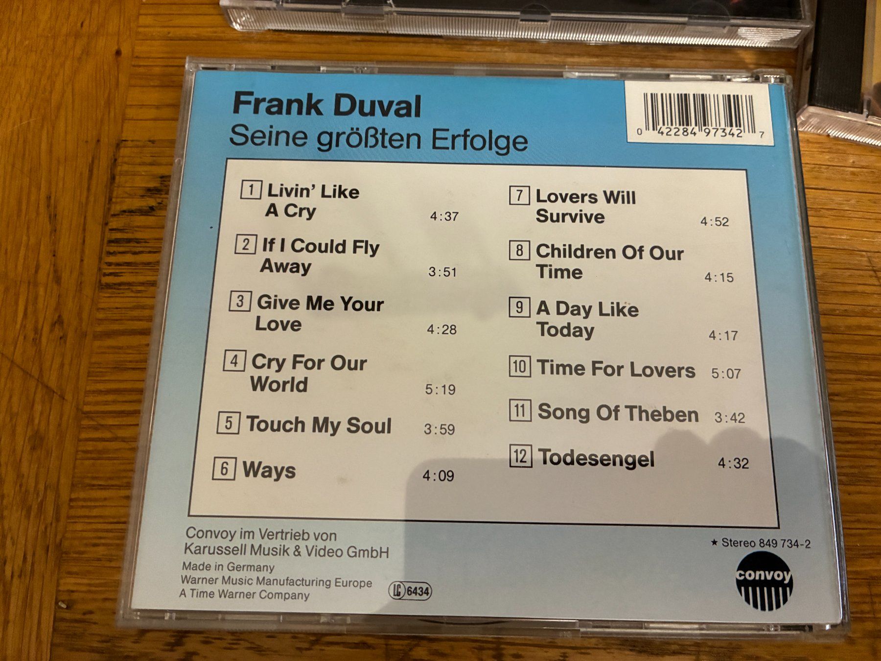 CD: Lot de 3 CD de Frank Duval (CD) – Usato da Vevey venduto da zecollector 3