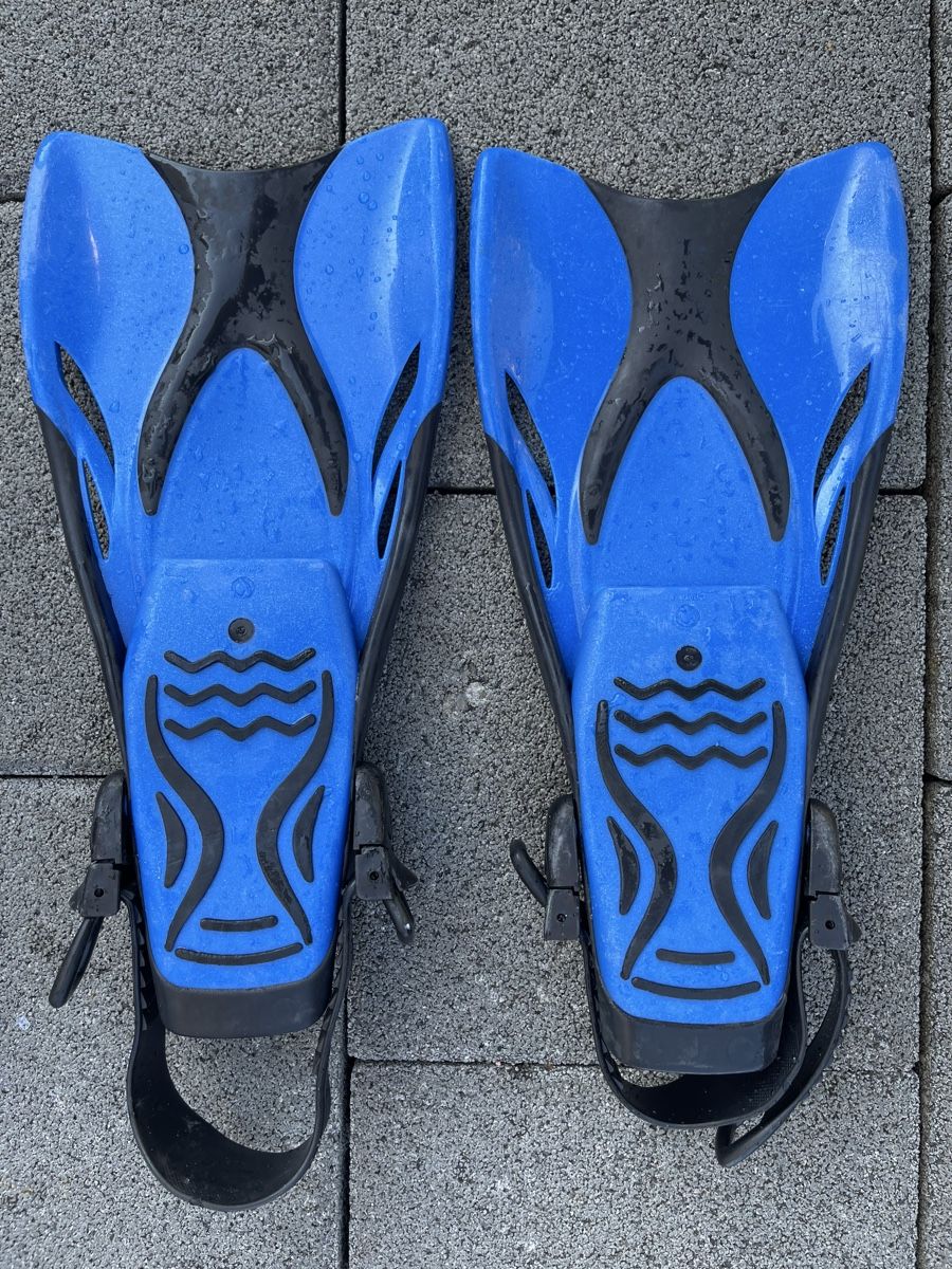 Pinne, Maschere & Boccagli: Aqualung Sport Schwimmflossen blau – Usato da Auw venduto da chr_vcc8 1