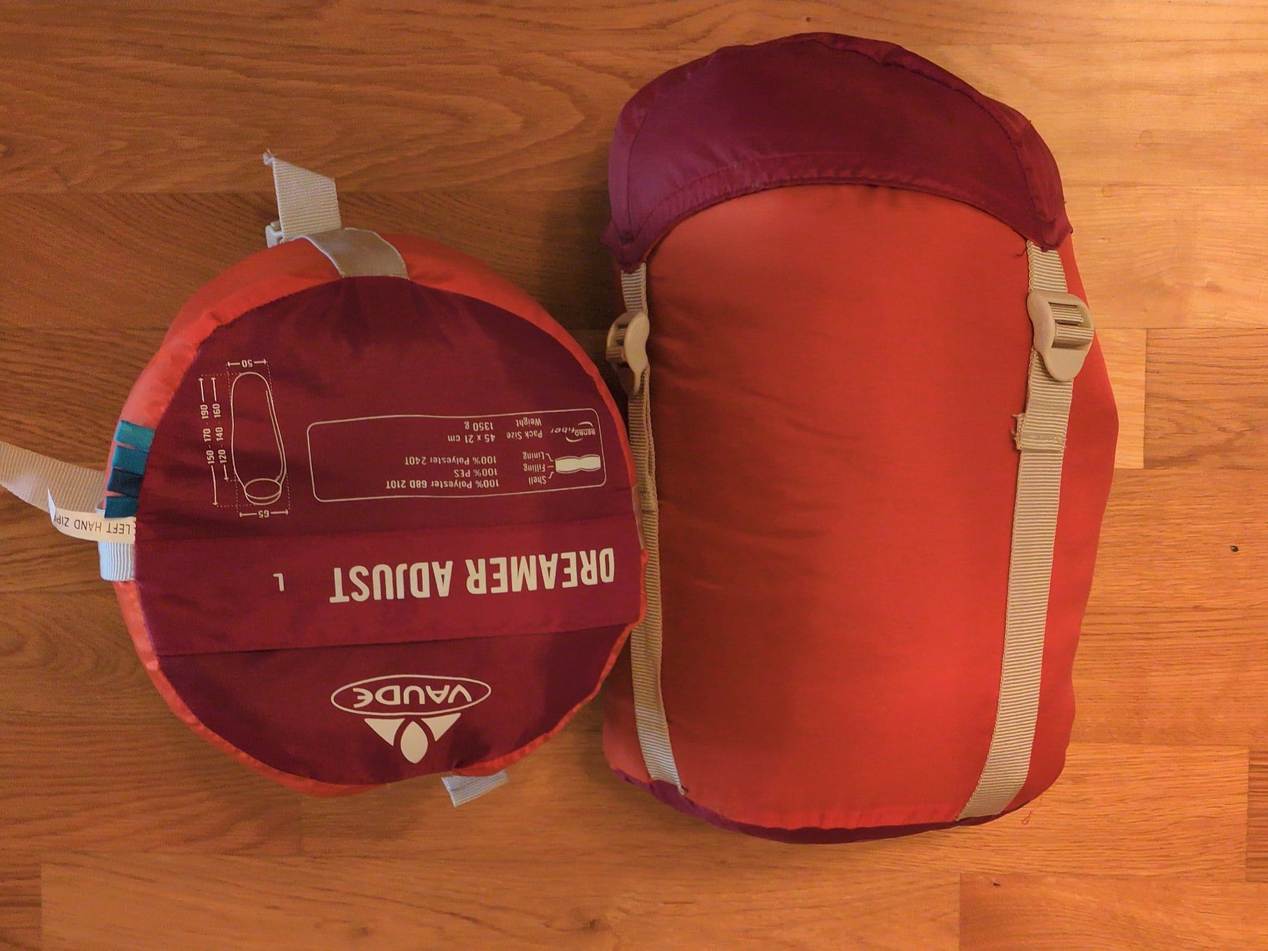 Vaude Schlafsäcke: VAUDE Dreamer Adjust L Schlafsack im Doppelpack – Gebraucht aus Basel von Shoji02 1