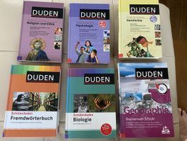 6 Duden Ethik/Psychologie/Geschichte/Fremdw./Biologie/Geo+CD