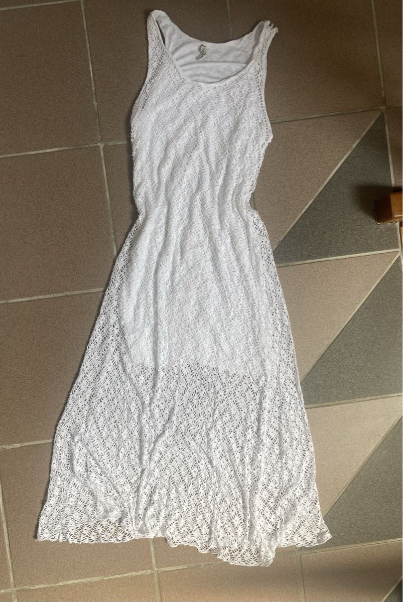 Vestiti: POINTELLE SOMMERKLEID MIT LOCHMUSTER – Nuovo (secondo la descrizione) da Schlieren venduto da notkrys 4
