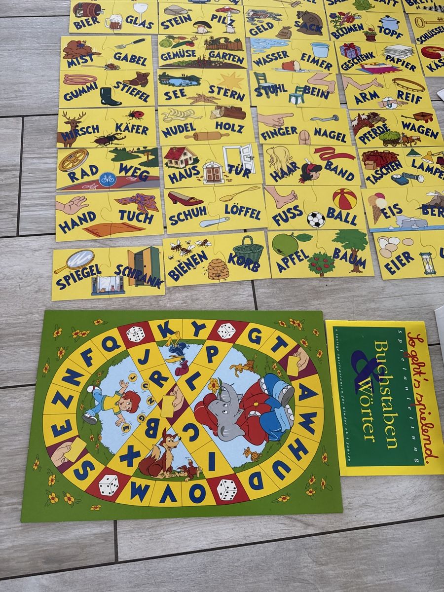 Giochi: Benjamin Blümchen Spiel Buchstaben Wörter,  – Usato da Dittingen venduto da Estrella46 1