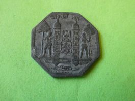 Dt. Reich Hof a.d.Saale 1918, 1 Pfennig, Notgeldmünze