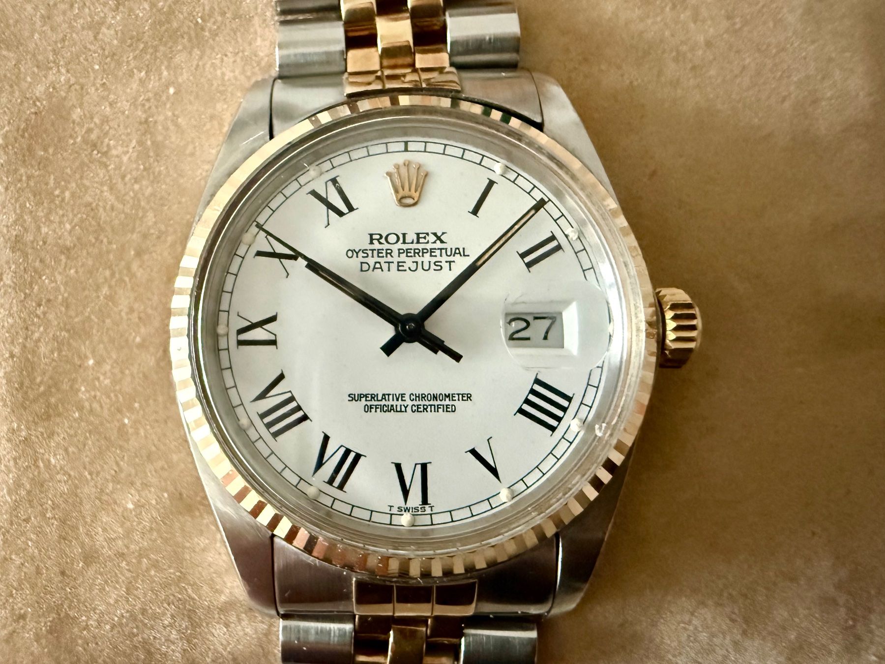 Rolex Orologi: ROLEX Datejust 36, ref. 16013, Automatic, Almost full set – Usato da Le Mont-sur-Lausanne venduto da LycaGallery 1