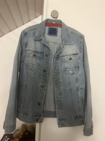 Jeansjacke, hellblau, Gr. L