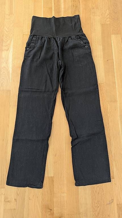 Pantaloni: Leinenhose schwarz, M, Chiccorée – Usato da Breitenbach venduto da ani_tc2l