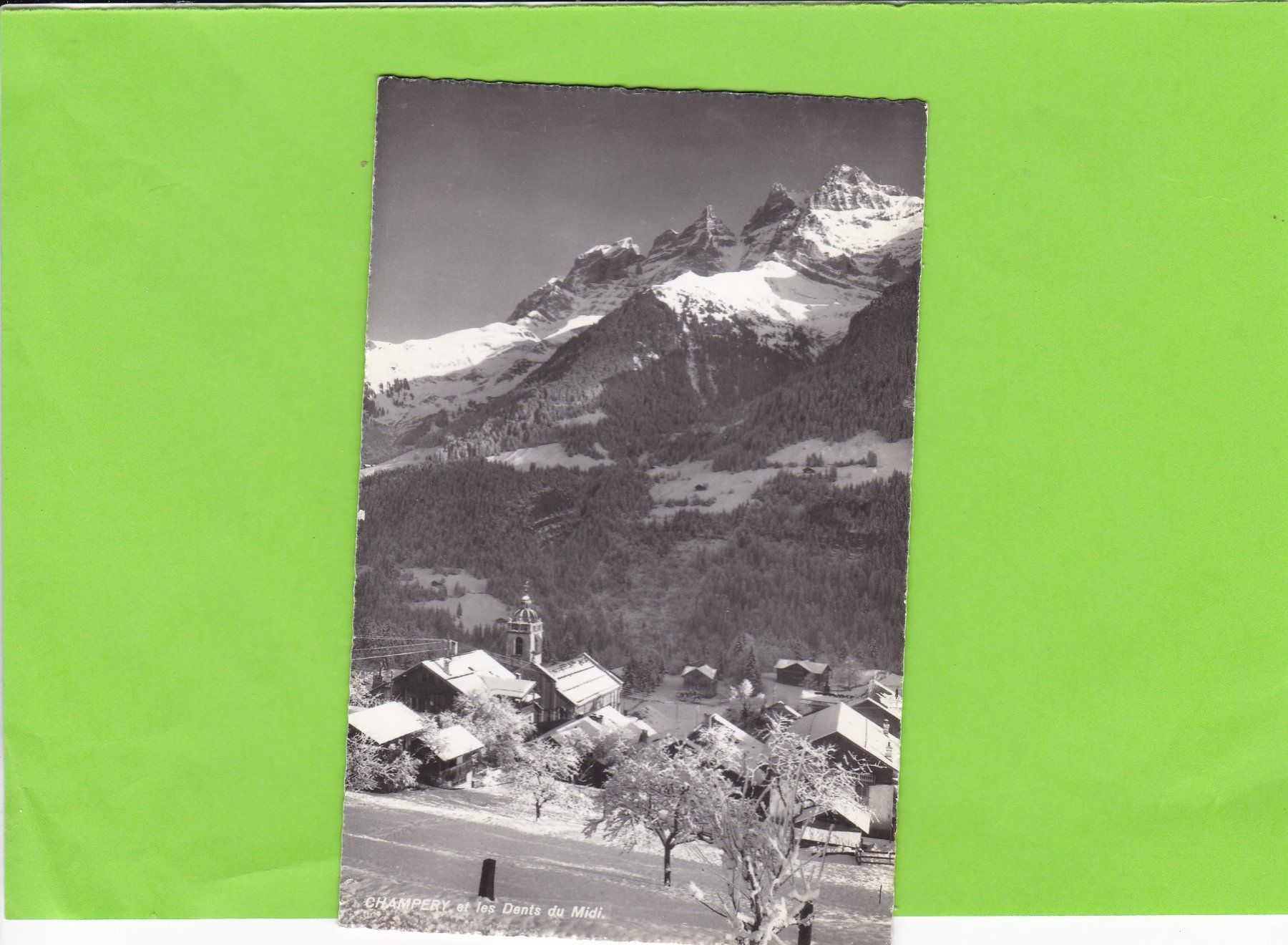 Ansichtskarten: CHAMPERY en hiver – Gebraucht aus St. Peterzell von neckertal