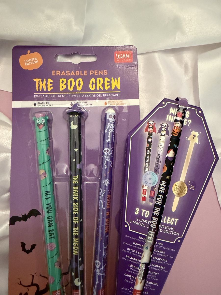 Legami Penna & Evidenziatori: Legami Helloween Edition 3er Set und Einzelstift – Nuovo (secondo la descrizione) da Bern venduto da Blueangel6 1