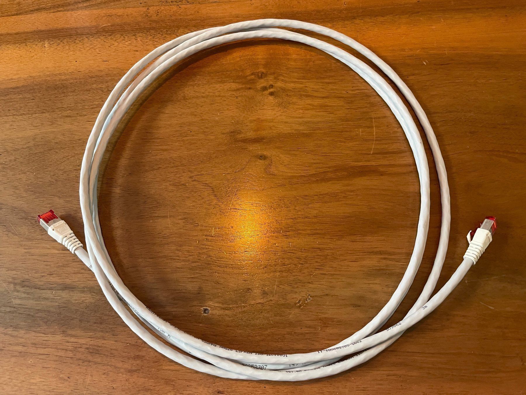 Cavi: ETHERNETKABEL K&M 3M CAT 6A 3M ETHERNETKABEL PATCHKABEL – Usato da Winterthur venduto da mrw.audioplus