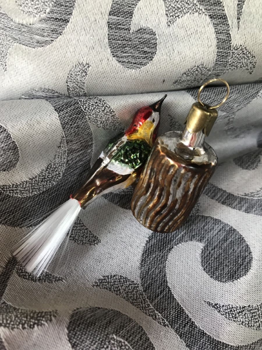 Alle Dekorationen: Kleiner Vogel am Baumstamm Christbaumschmuck – Neu und originalverpackt aus Alpnach Dorf von marvo 5