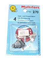 Nähhaken für Bekleidung - Crochets à coudre pour vêtements