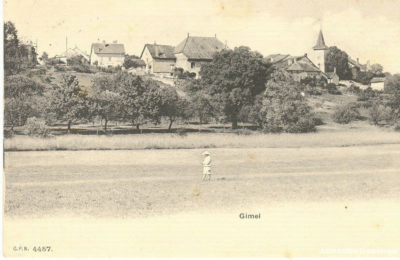 Cartoline postali: Gimel + 1906 – Usato da Emmenbrücke venduto da teestube