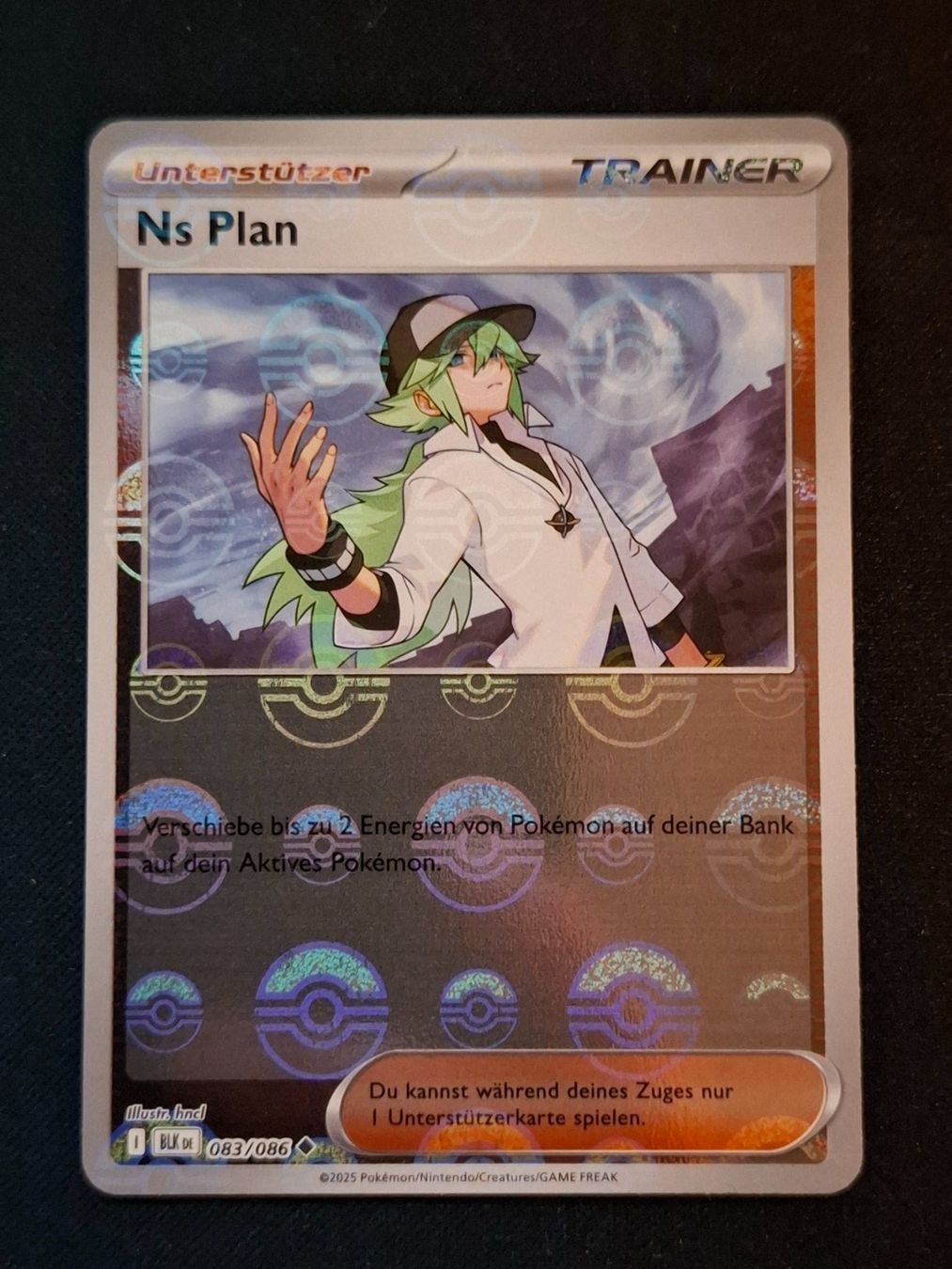 Pokémon Carte collezionabili: Pokemon Ns Plan 083/086 Pokeball BLK – Nuovo (secondo la descrizione) da Gammen venduto da Karbax
