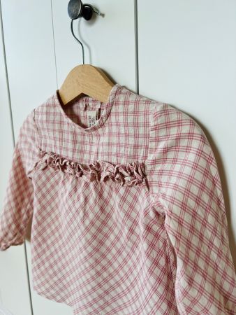 Zara 80 Hemd rosa Bluse