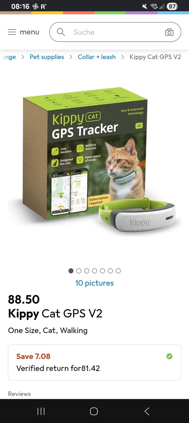 Altro in Accessori per animali: Kippy Cat GPS Tracker V2, Pet Location Device – Usato da St. Gallen venduto da Mig_fpy8 3