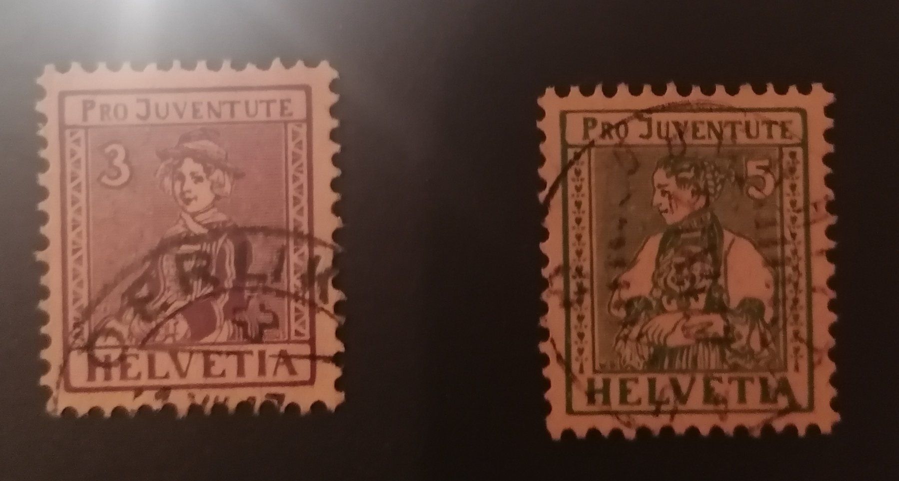 Tutti i francobolli: Pro Juventute Nr. 7 , 8 – Usato da Messen venduto da renklever